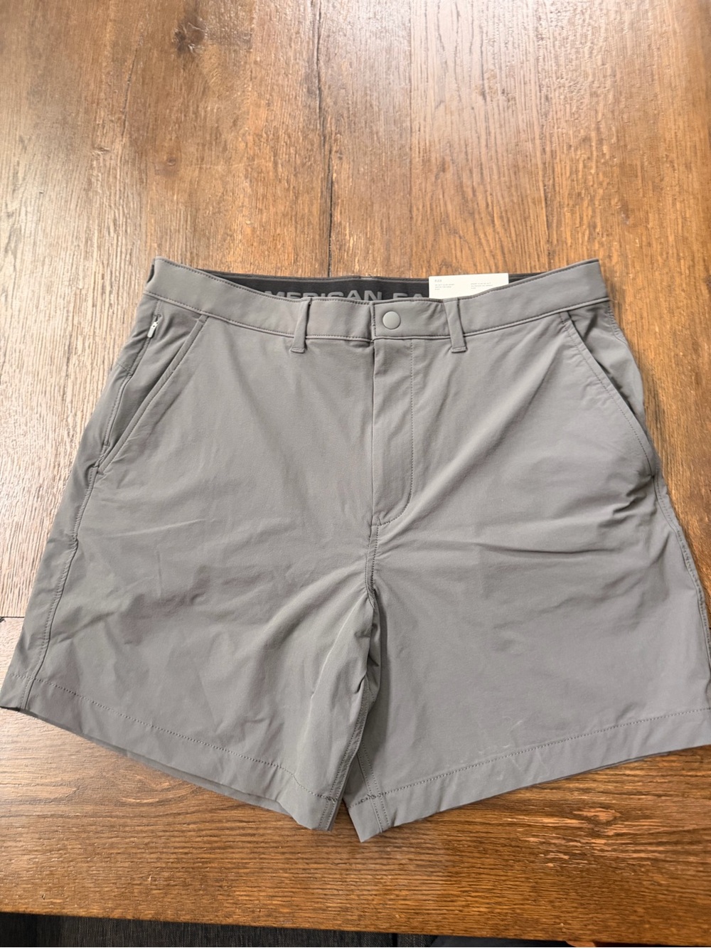 American Eagle Outfitters Gray Performance Hybrid Shorts